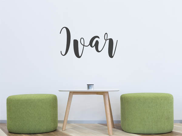 Wandtattoo Ivar in Handschrift
