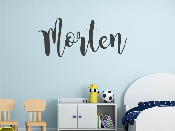Wandtattoo Morten in Handschrift