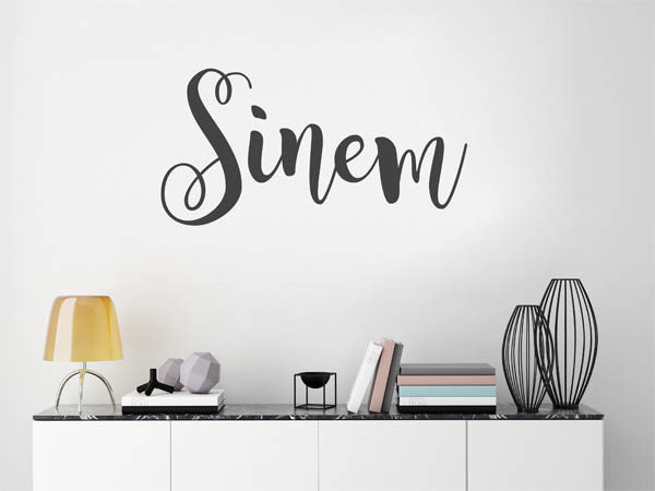 Wandtattoo Sinem in Handschrift