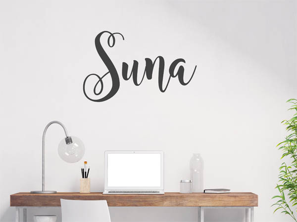 Wandtattoo Suna in Handschrift